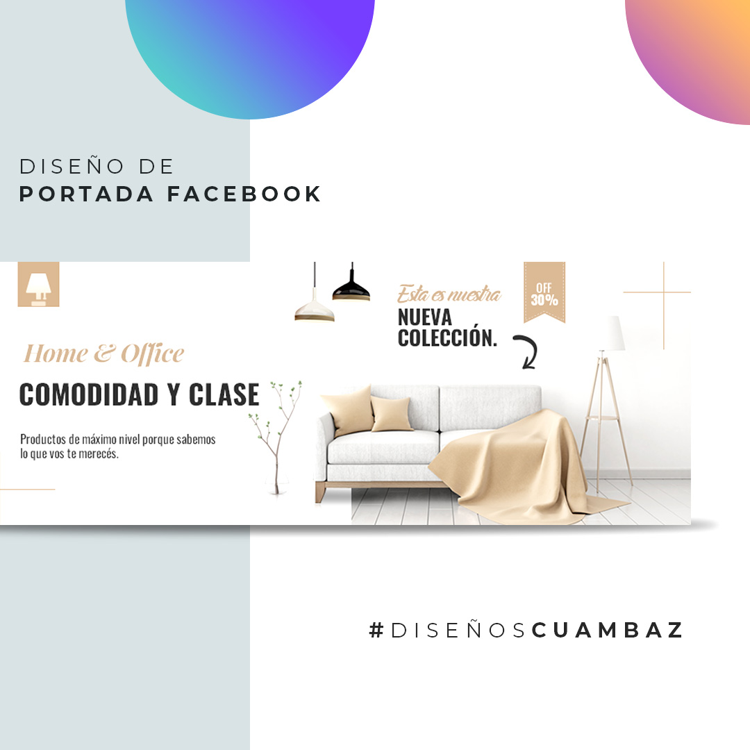 Diseño de Portada Facebook - Cuambaz