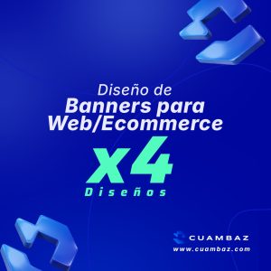 Diseño banners web Ecommerce servicio